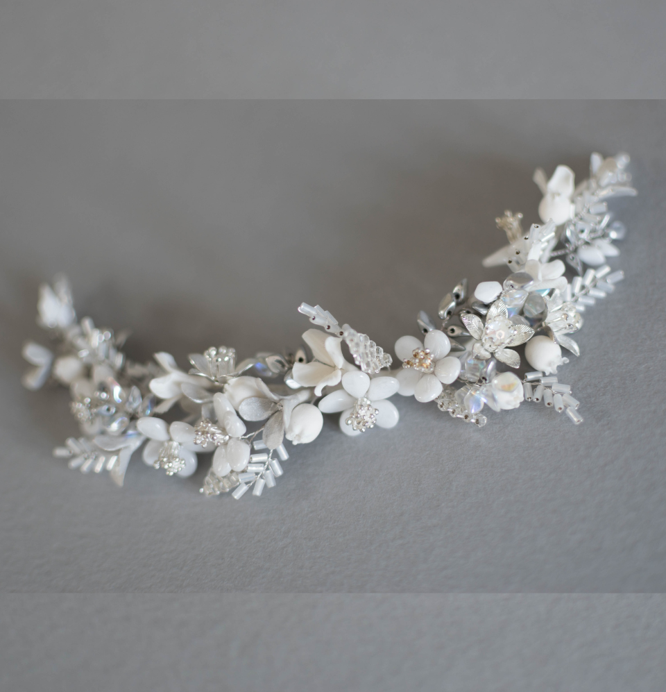 Bridal Back Headpiece GERDA