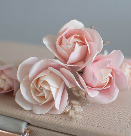 Roses hair pins